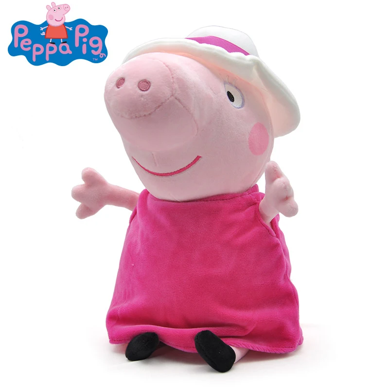 Оригинальная Подлинная плюшевая игрушка 19/30 см в виде бабушки Пеппа дедушки