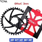Передняя звезда VXM для горного велосипеда, передняя звезда для Sram 89101112S NX XX XO GX GXP11 X1, 30T32T34T36T38T смещение 3 мм