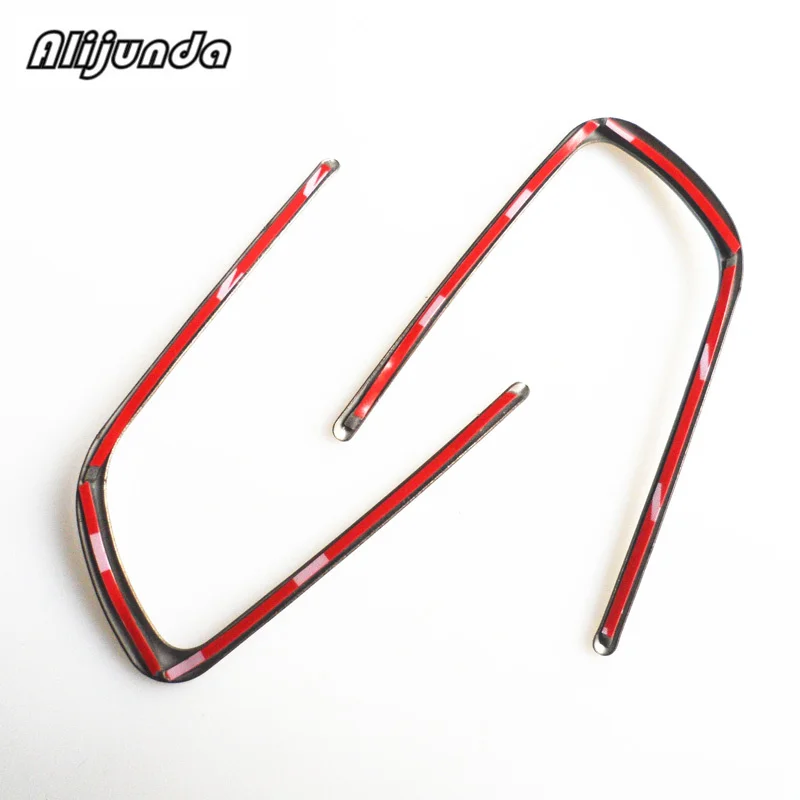 2pcs Car Steering Wheel Power Button Decorative Frame Decoration for Citroen C3-XR Peugeot 408 3008 508 Cover Sticker |