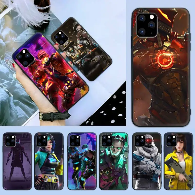 

Free Fire Game Phone Case Phone Case For iPhone 6 7 8 Plus 11 12 ProMax X XR XS SE Max Back Cover