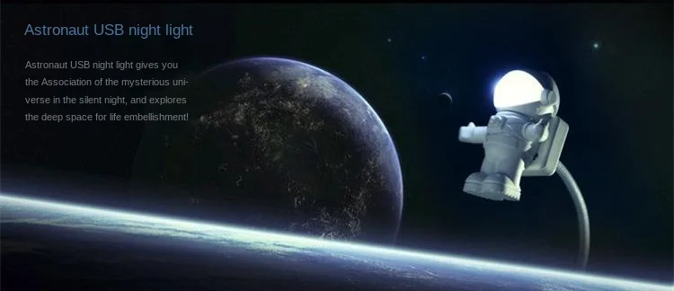 

Astronaut LED Night Lamp Astronaut LED Night Lamp Creative USB Book Lamp Computer Table Lamp Birthday Holiday Gift desk decor