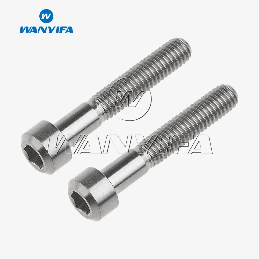 2 шт. титановый Ti M6x35mm шестигранный болт для руля велосипеда|Дверные зажимы из