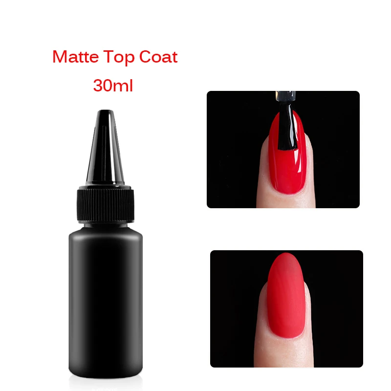 matte top coat Mshare база и топ подкрепление гель долгое Уход за ногтями гель лак для ногтей крышка германия здоровья полимерного материала уф лак гель гель топ и база без липкого слоя липкий слой дегидратор лаки праймер для ногтей - Цвет: matte top coat