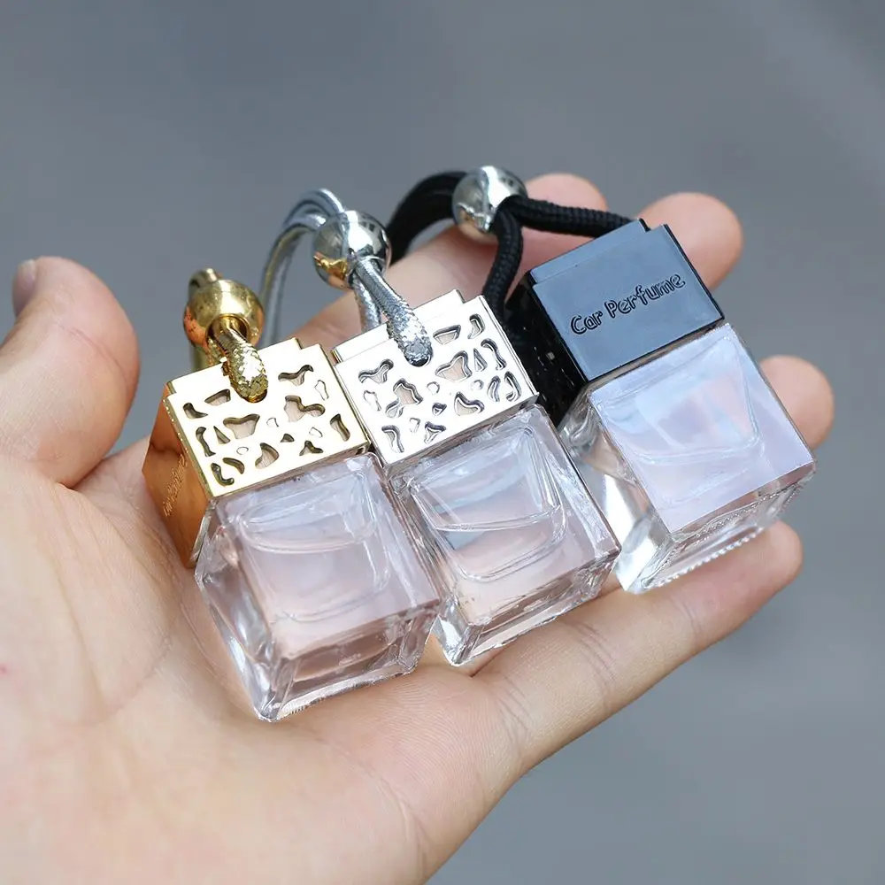 

3PCS Car Air Freshener Scent Perfume Bottle Ornament Essential Oils Diffuser Fragrance Hanging Empty Bottle Home Decor