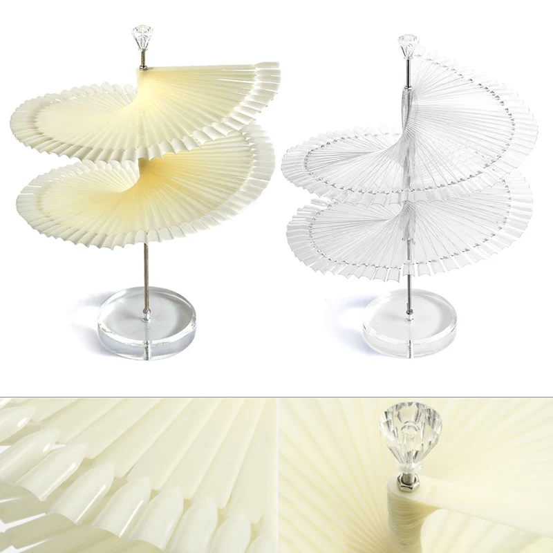 ГОРЯЧАЯ Ложные ногти Советы полировка цвет дисплей стойки спиральная подставка