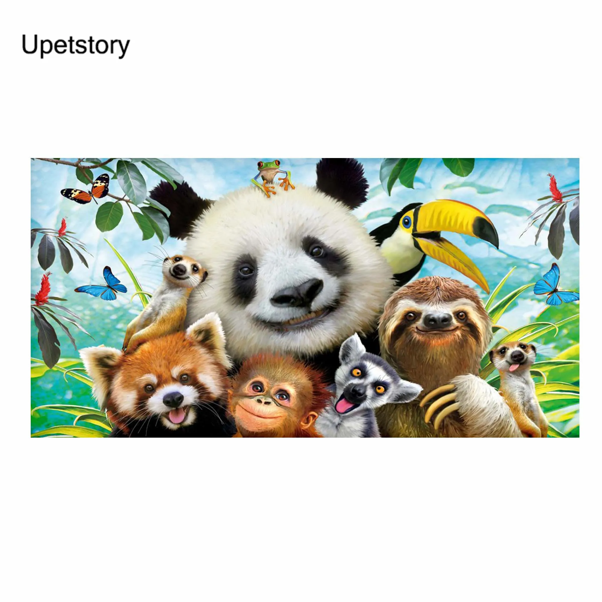 Upetstory полотенце с пандой высококачественное для лица спортивное банное рук