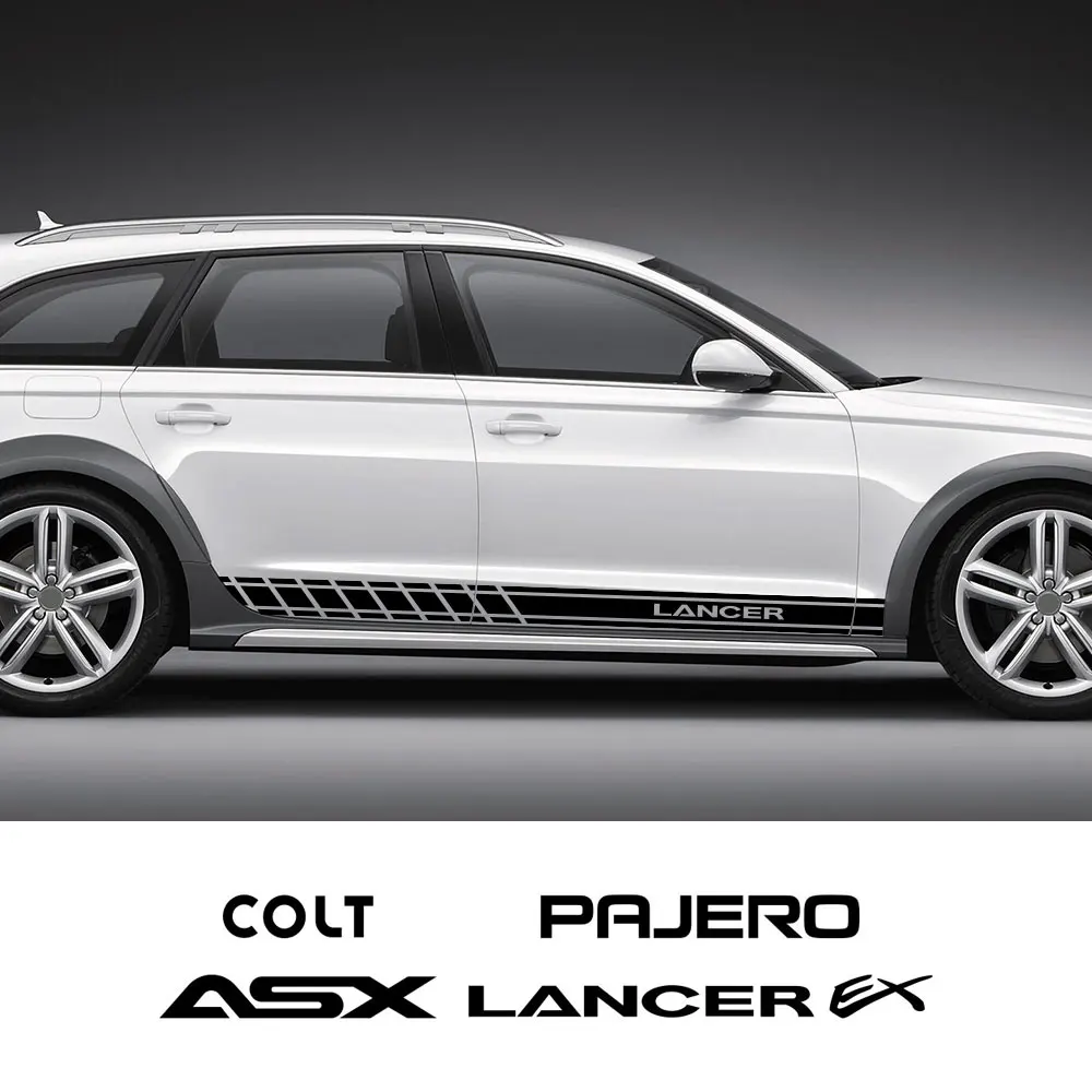Декоративные наклейки для автомобилей Mitsubishi Lancer EX, Ralliart, Eclipse, Outlander, ASX, L200, Competition, Galant, Colt, Delica.