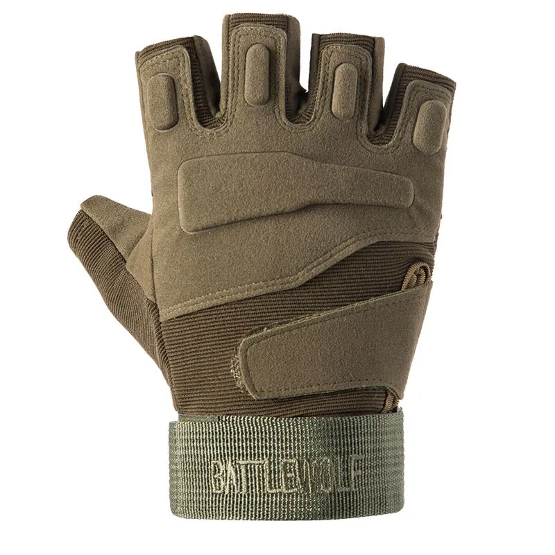 Тактические перчатки для езды на мотоцикле фитнеса полупальцев спецназ боевые