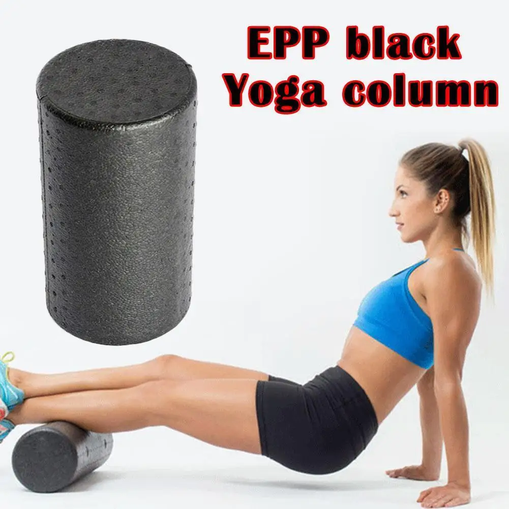 

New 30x15cm EPP Foam Roll High Fitness Massage Roller Exercise Block Balance Black Brick Equipment Workout Sports Yoga S9H0