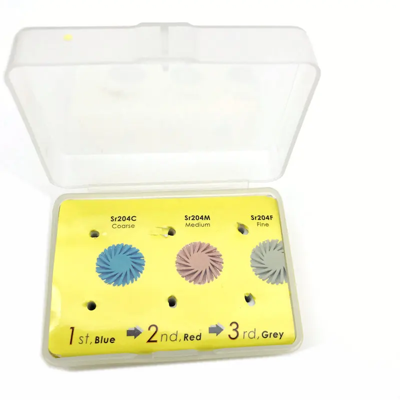6 шт./компл. набор спиральных шлифовальных дисков для отбеливания