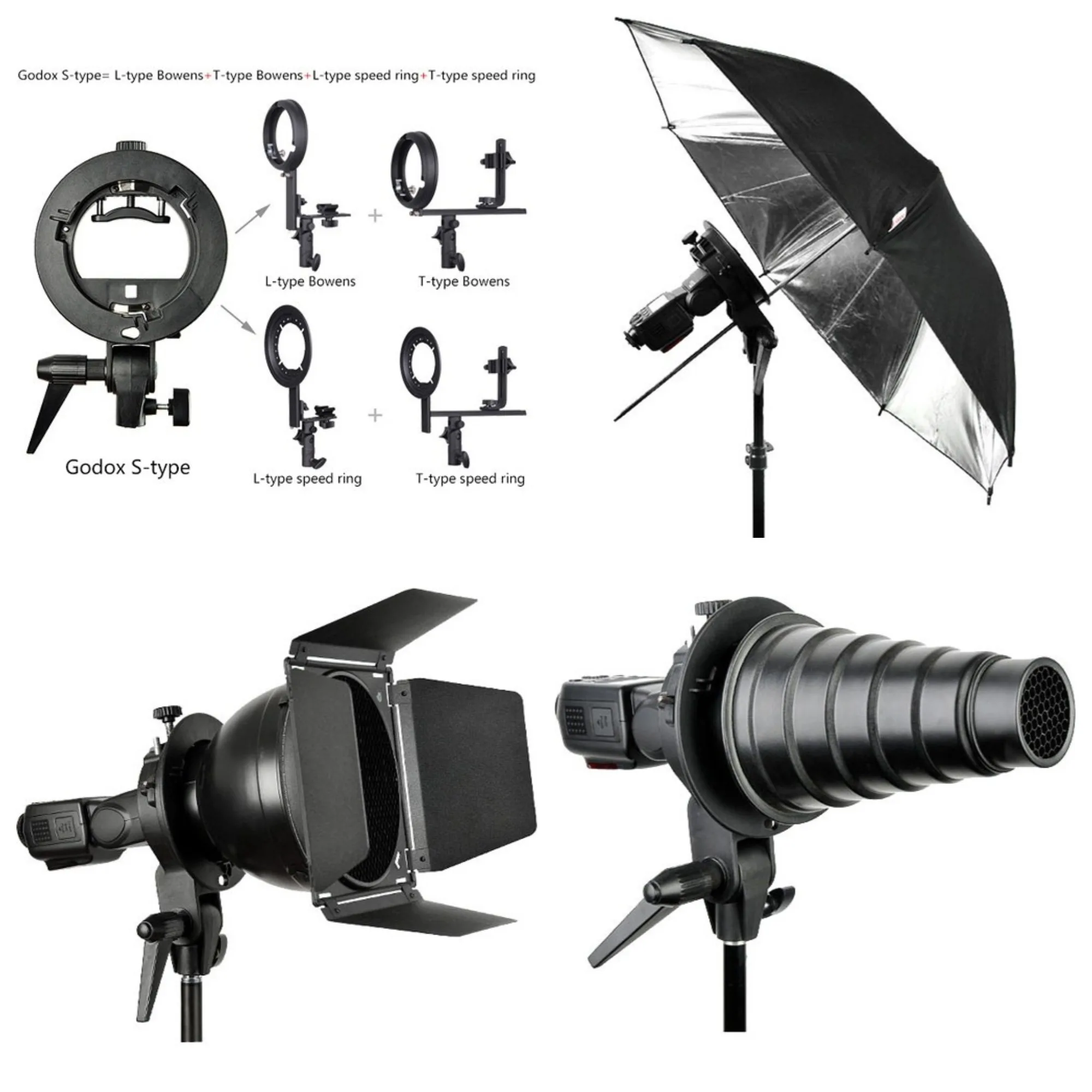 Godox S-type S-EC держатель кронштейна для вспышки Elinchrom Comet Bowens софтбокса | Электроника