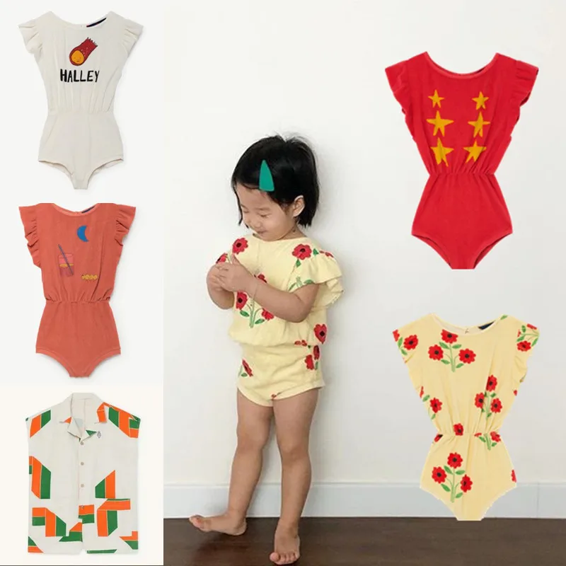 2020 летние Тао Брендовая детская одежда комплект одежды для маленьких девочек