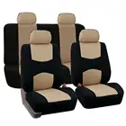 Чехол для переднего сиденья автомобиля, комплект из 4 предметов, Универсальный Дышащий Мягкий теплый чехол на переднее сиденье