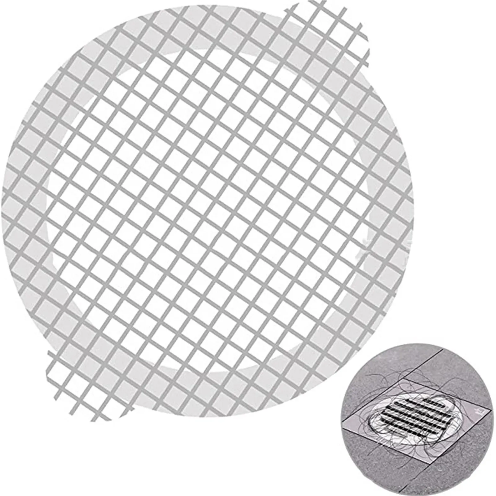 

25 Pieces Disposable Shower Drain Hair Catcher Mesh Stickers Disposable Shower Drain Hair Catcher Shower Drain Dog Hair Catcher