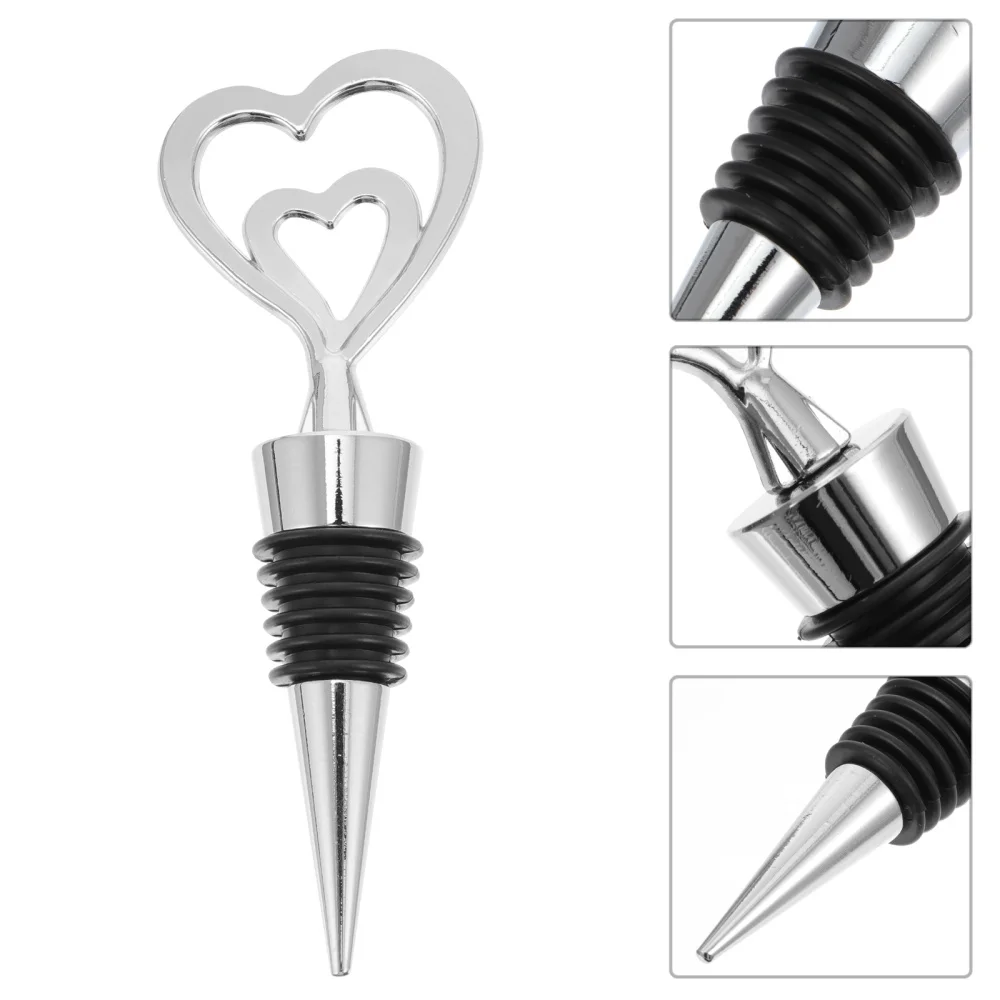 

5 Pcs 1 Set Household Bottle Plug Dust-proof Crafted Bottle Cap (Silver)