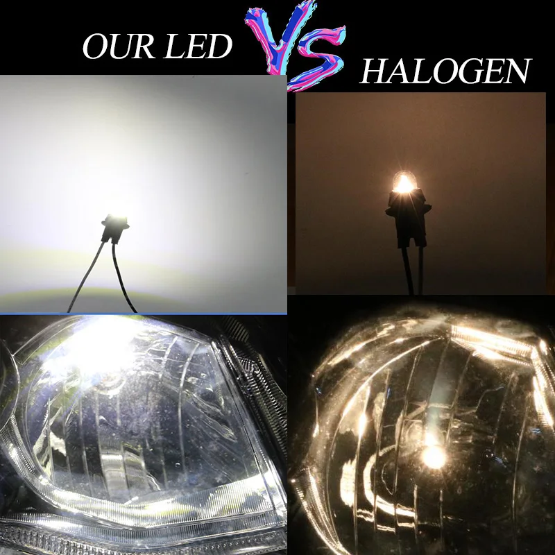10 шт. T10 Led Canbus W5W светодиодные лампы 168 194 салона автомобиля огни Автоматическая сигнальная лампа купол чтения номерного знака боковое освещение 12 В