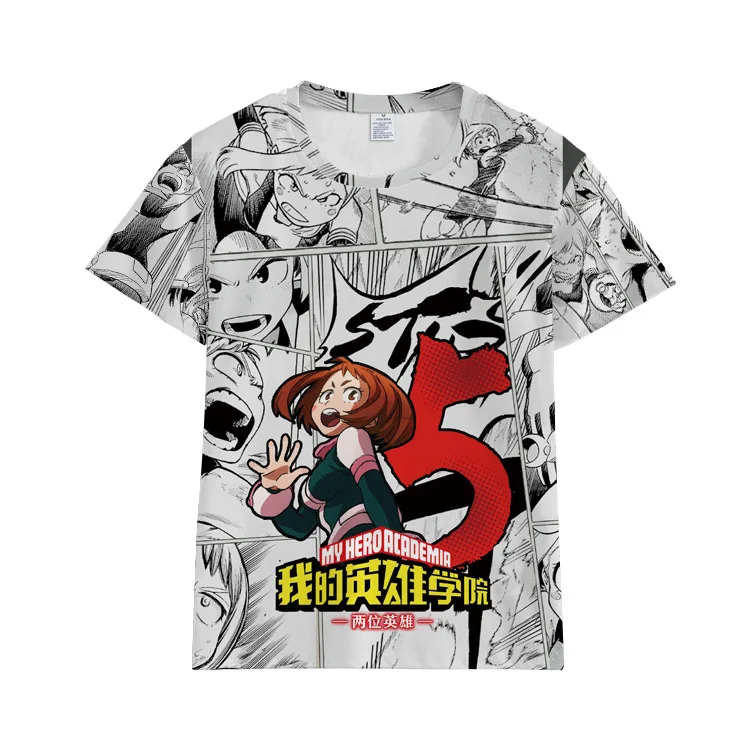 Футболка Midoriya Izuku с героями мультфильмов для мужчин и женщин Модные футболки Топы