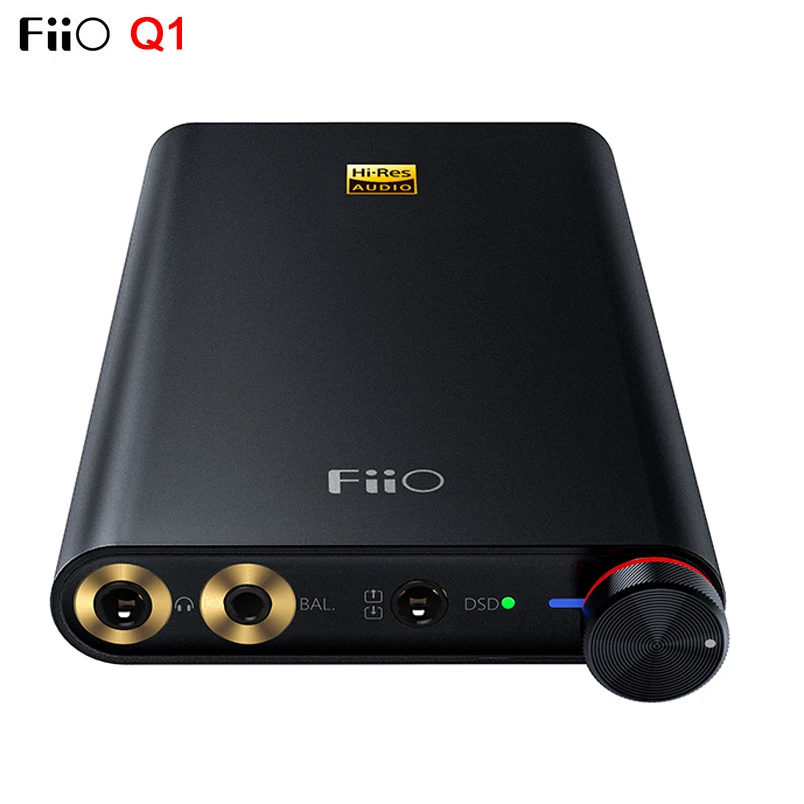 FiiO Q1 Mark II USB DAC/Headpone Amplifier Native DSD 384kHz/32bit AK4452 3.5 Single end & 2.5 Balanced MKII DAC Ampifiler|Усилители для