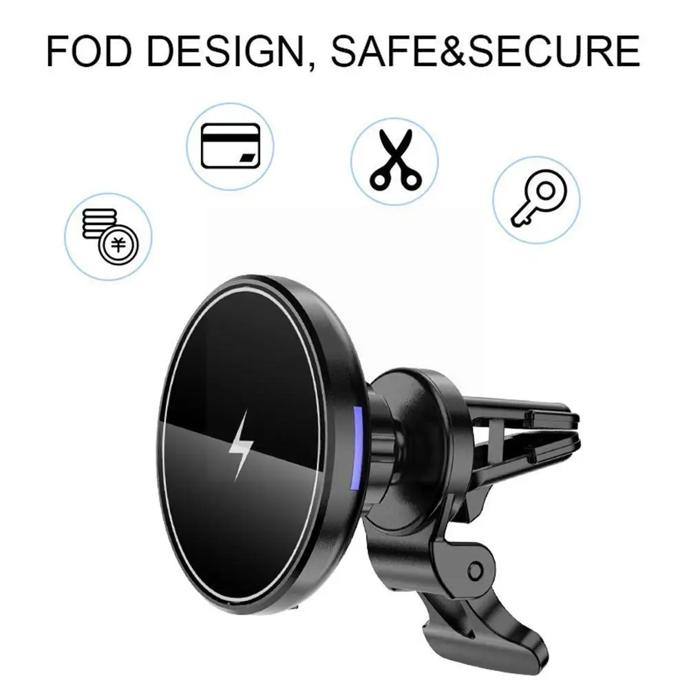 

Car Phone Holder Car Wireless Chargers Magnetic Wireless Car Charger Mount Air Vent For For Apple IPhone 13 Pro Max, 13 Pro R9L4