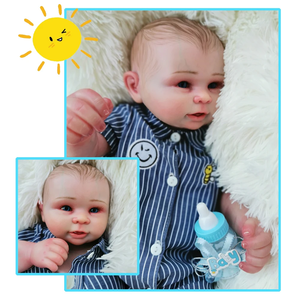 OtardDoll 20 дюймов Reborn baby doll 50 см полностью силиконовые реалистичные куклы-реборн Bonecas милая игрушка для подарка на день рождения