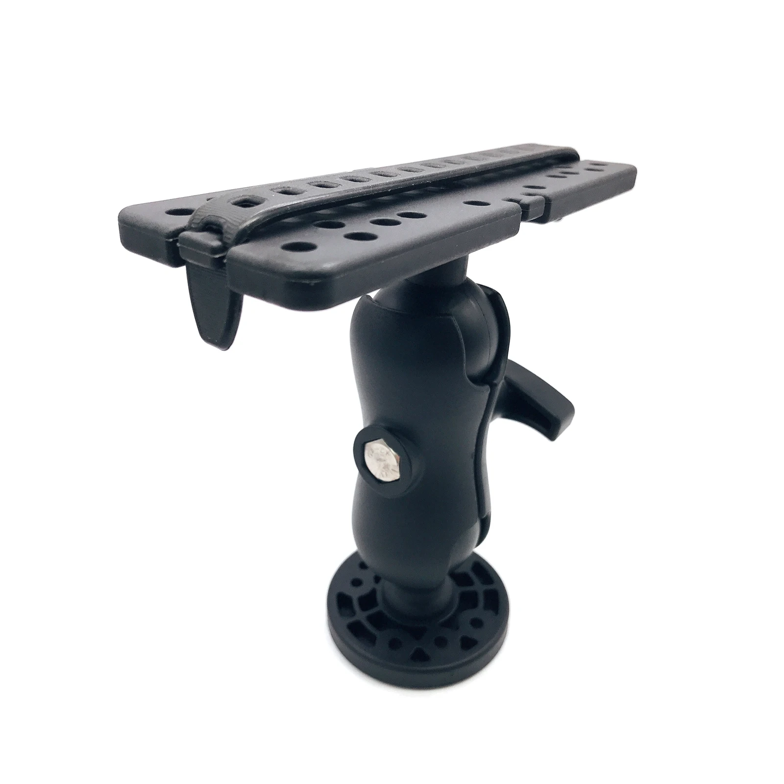 

Fish Finder Mount Boat Ball-Mount Bracket Swivel GPS Mounting Base Rotatable Mounting Plate Base For Fish Detector