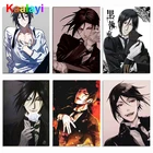 Алмазная живопись Black Butlerdrill аниме мозаика стены искусства вышивка крестом ремесло плакат Алмазная вышивка украшение дома подарок Zs078