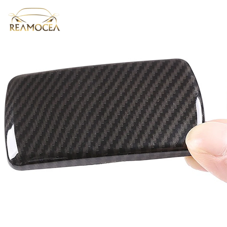 

Reamocea 2Pcs Car Styling Carbon fiber Copilot Glove Box Handle Decoration Button Cover Stickers Trim fit for BMW 3 Series 2020