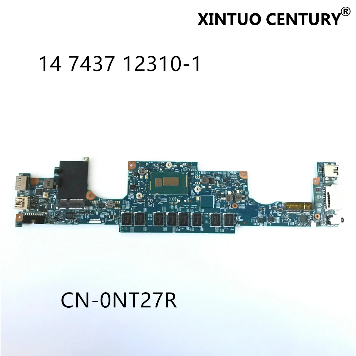 CN 0NT27R NT27R для Dell DOH40 INSPIRON 14 7437 материнская плата ноутбука 12310 1 D0H40 W/ SR1EB I7 4510U 8GB 100%