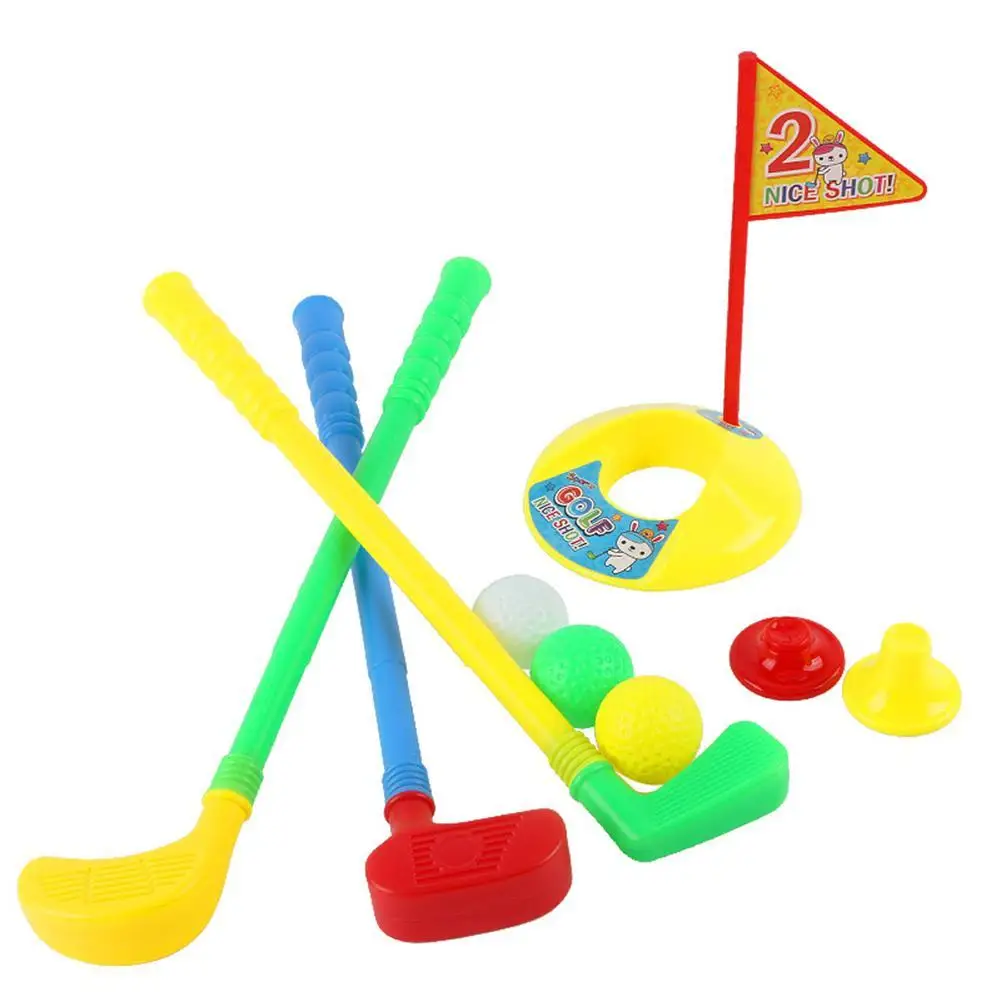 

Children Simulation Golf Shaft Golfer Game Set Outdoor Sports Interactive Toy
