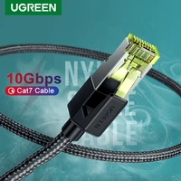 ugreen cat7 ethernet cable 10gbps nylon braided internet wire cat 7 lan cable for laptop ps4 router cats 7 rj45 cable ethernet
