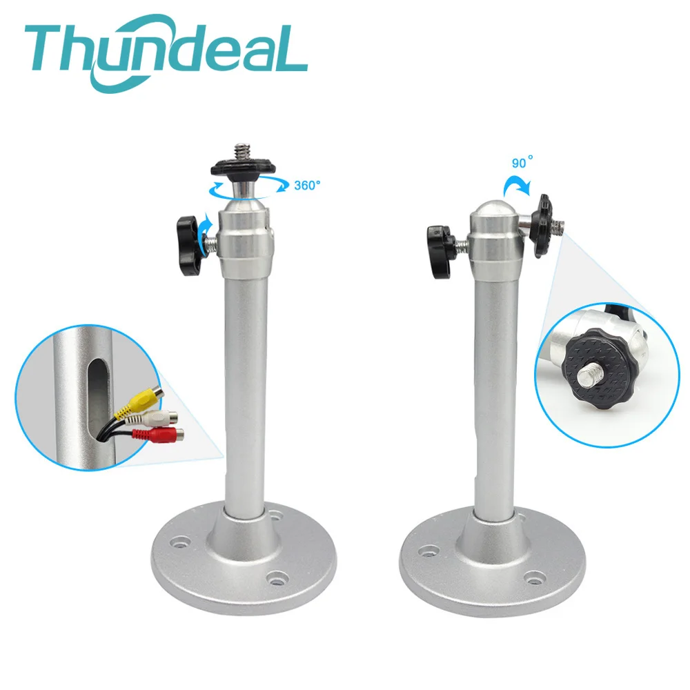 

Silver Monopods 1KG Tripod Ceiling 21cm Metal Wall Mount Hanger Hanging Mounting Kit For Mini Projector Security Camera Holder