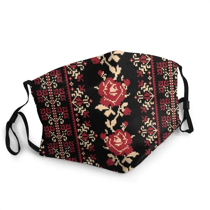 

Маска Tatreez для взрослых, с вышивкой, стилизованная, защитный респиратор