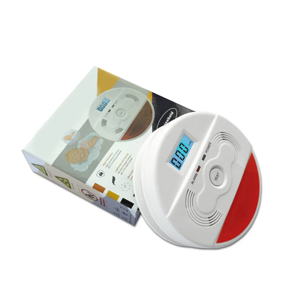 Garage CO детектор установка угарного газа датчик для дымоуловителя Предупреждение