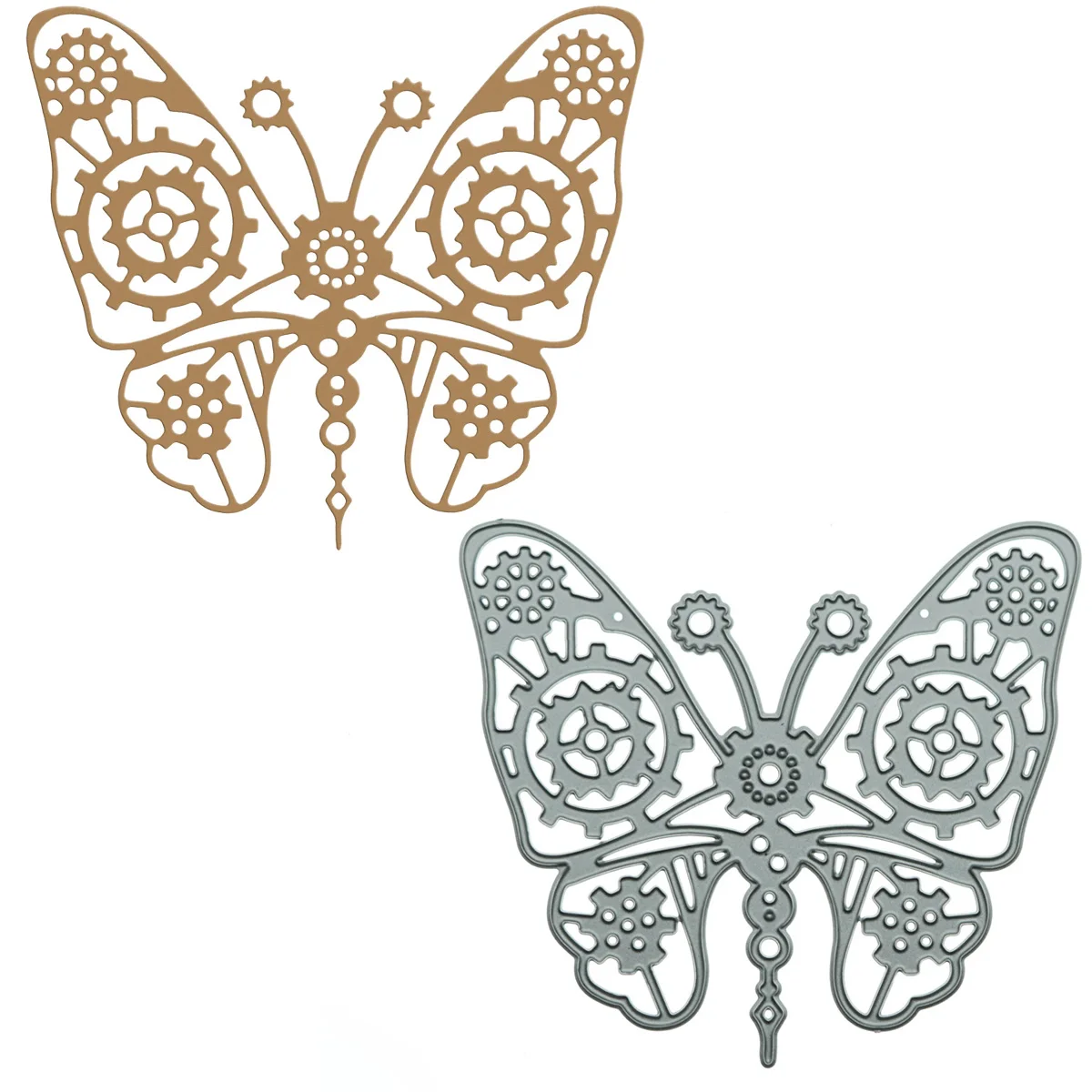 

Steampunk Gear Butterfly Pattern Metal Cutting Dies Scrapbooking DIY Photo Album Clipart Decorating Paper Cutter Die Mold