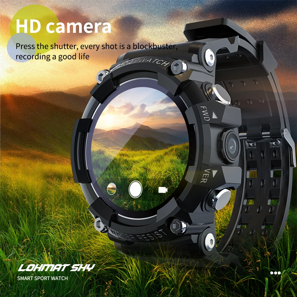 Roruite 2021 SKY Smart Watch phone Fitness 4G Smartwatch Man's Camera Video Clock Information Reminder Sport SOS Global Version