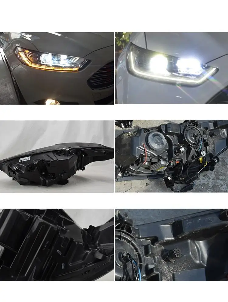 Drl Luces Para Auto Assessoires светодиодные боковые поворотники Automovil фары Задние Автомобильные фары в сборе 13 14 15 16 для Ford Mondeo