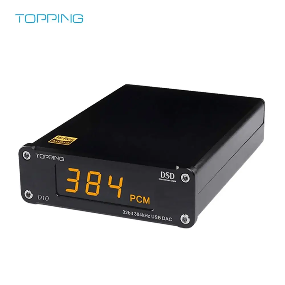 TOPPING D10 аудио усилитель цифровой USB DAC Hifi Spdif Amp ES9018KAM DSD плеер с ЦАП декодер xmos xu208
