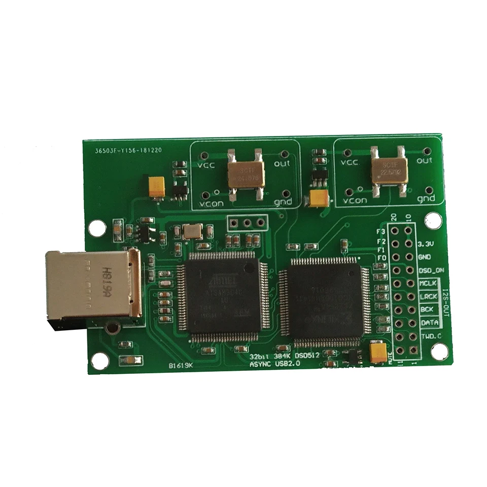 USB интерфейс совместимый с DSD512 32 бит/384 кГц для платы ЦАП AK4497 ES9038