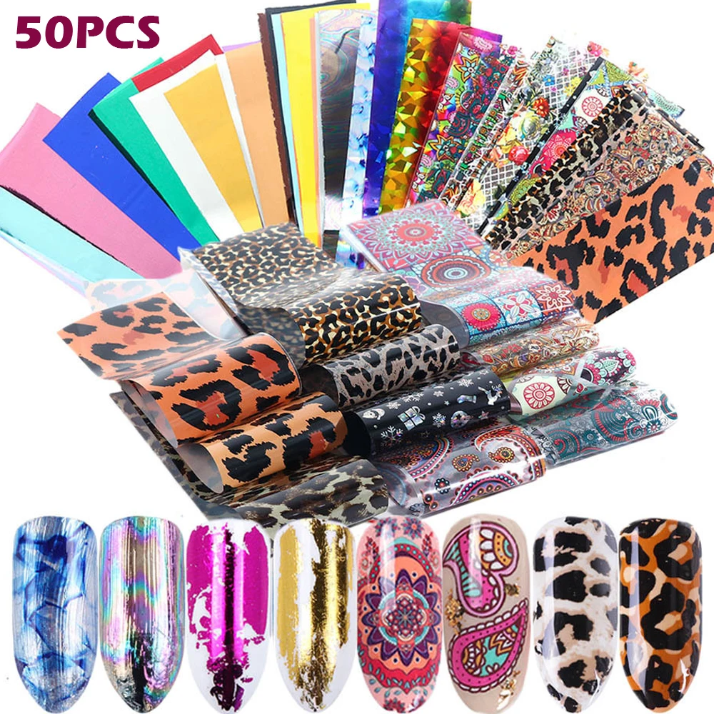 

50 Pcs 3D Nail Sticker Cool English Letter stickers For Nail Foil Love Heart Design Nails Accessories Fashion Manicure Sticker