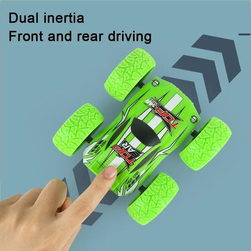 

Stunt Inertial Off-road Vehicle Four-wheel Drive Pull Back Car Set Double-sided Stunt Dumper Children's Toy Car Off-road Vehicle