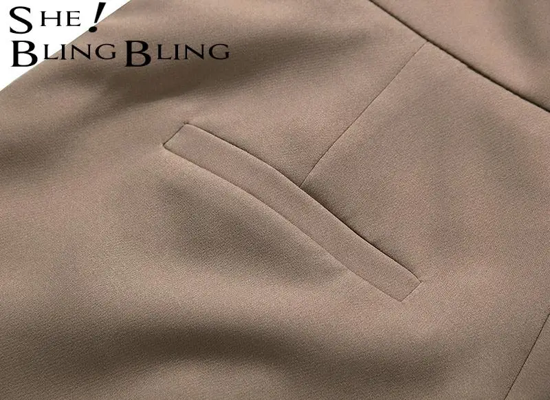 Шорты SheBlingBling женские с высокой талией элегантные Асимметричные свободные