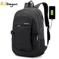 quality large capacity usb charging men backpack 16 inch laptop backpack for men computer male bag business travel backpack