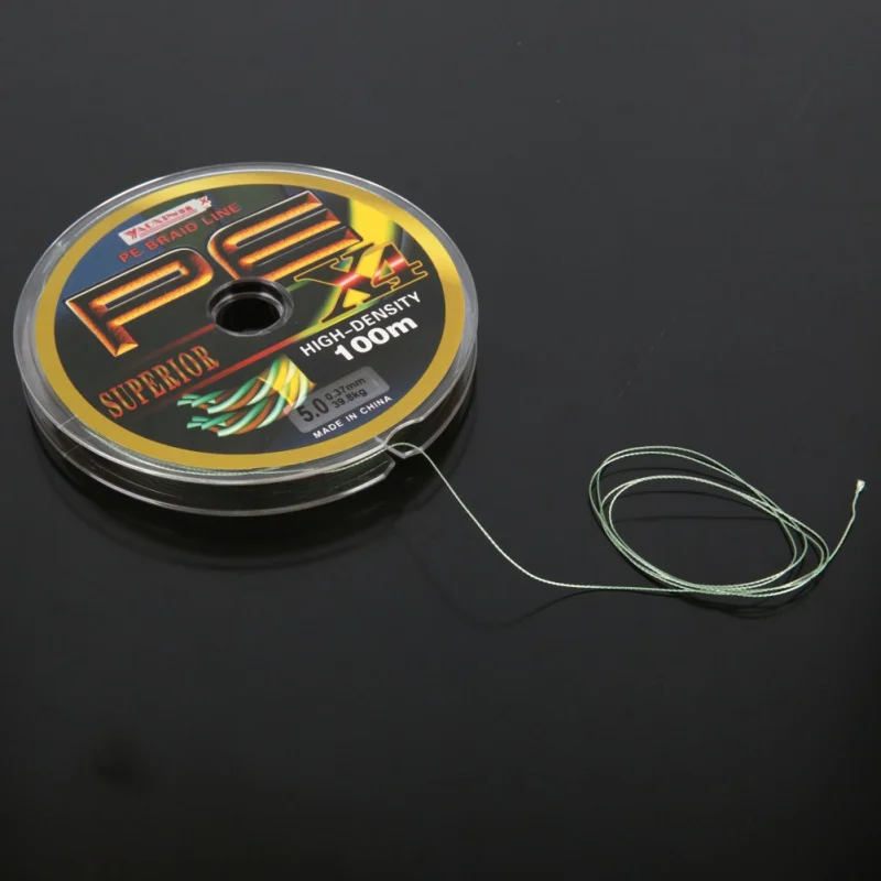 100 м ПЭ плетеная рыболовная леска 4 стойки сверхпрочная многонитевая для ловли