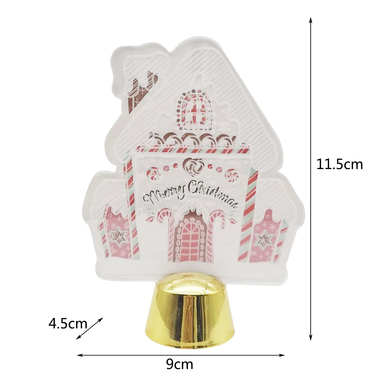 Christmas Decorations For Home Tree Elk 3d Acrylic Night Light Xmas Gift Navidad 2021 New Year Decore #T2P | Дом и сад
