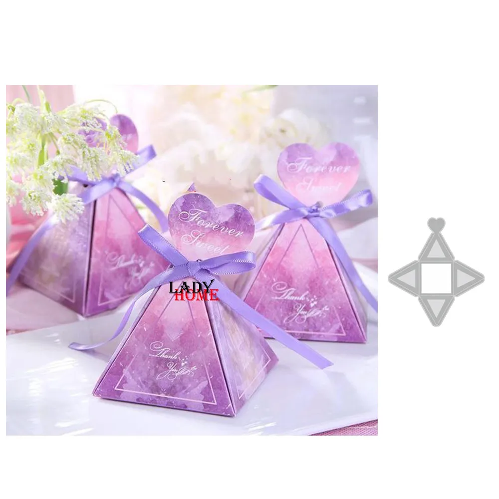 Love Gift Box Metal Cutting Die for Craft Dies Stencils Templates Scrapbooking Embossing Knife Mould Punch Making Cards | Дом и сад