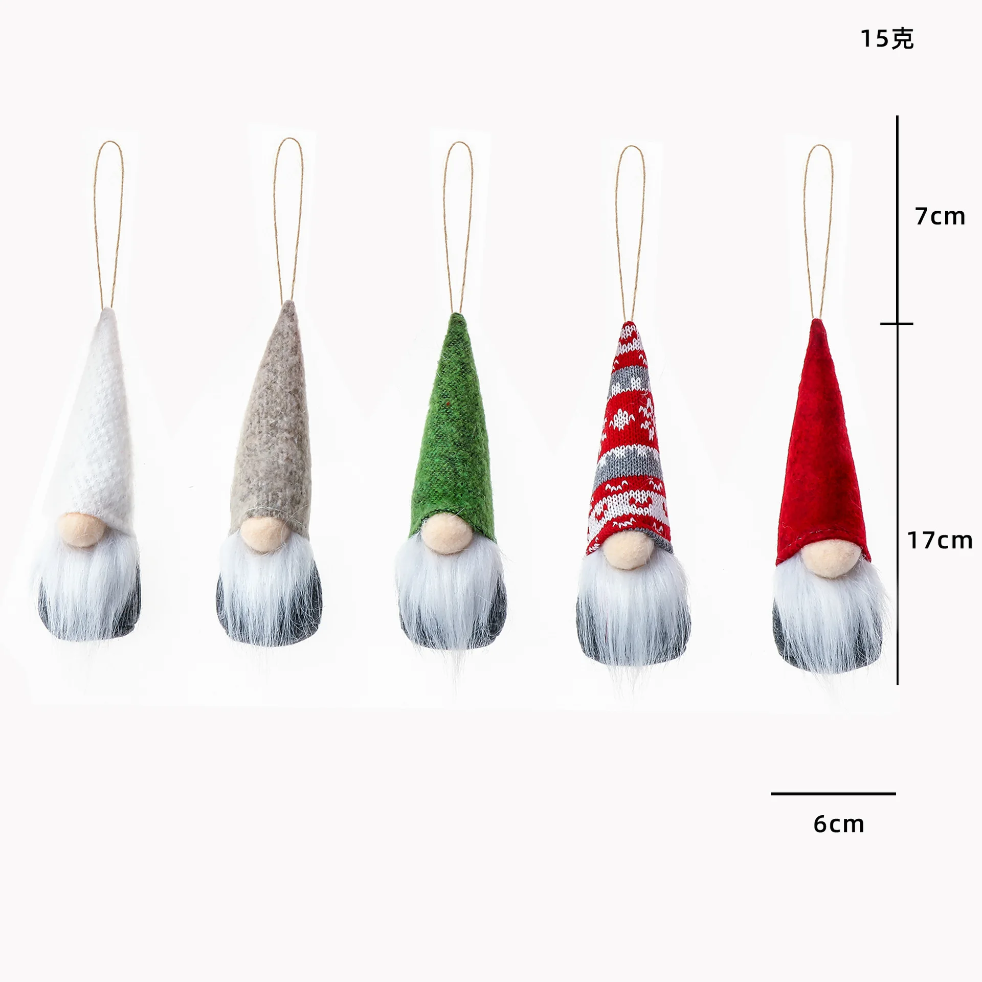 

5pcs Kawaii Flower Shape Standing Post Forest Old Man bunny Little Figurine Ornaments Faceless Gnome Plush Doll Home Room