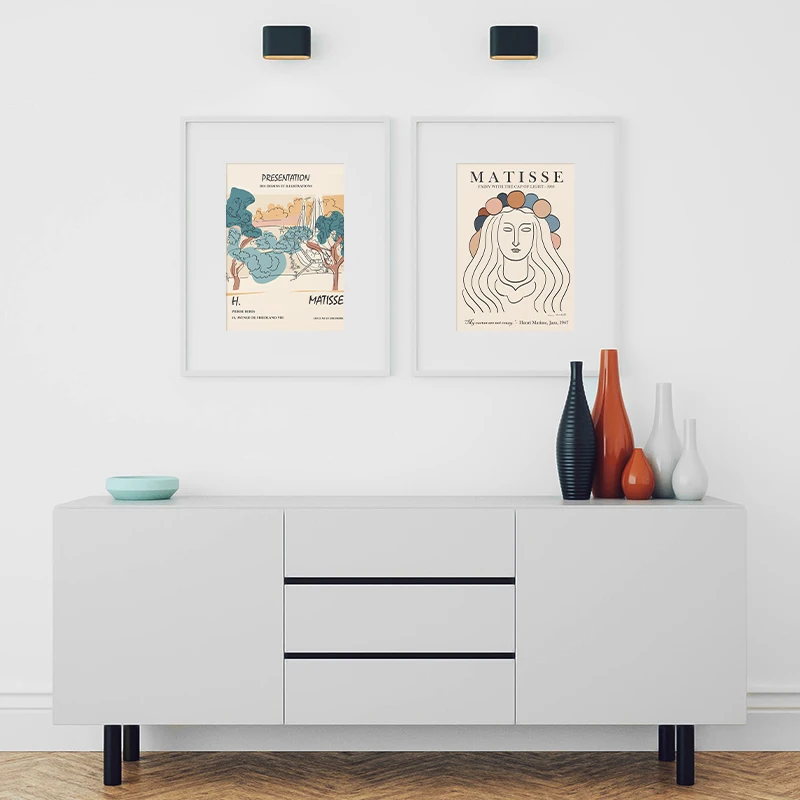 Настенная Картина на холсте Анри Матисс абстрактная девушка цветок в