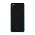 Чехол силиконовый для Vivo Y91c Vivo Y1s Черный карбон, защитный, тонкий, мягкий чехол-накладка с рисунком