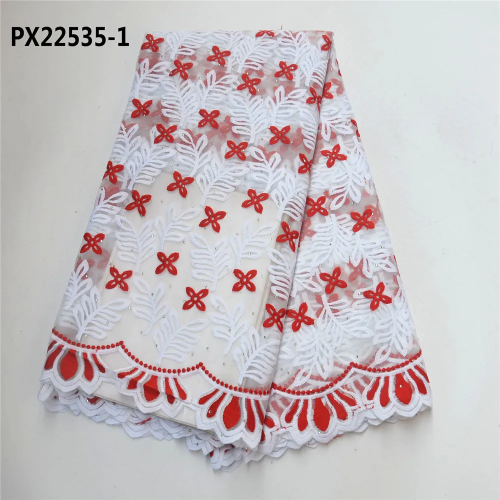 Африканвечерние новый дизайн белая сетка кружева вышивка ткань светлый