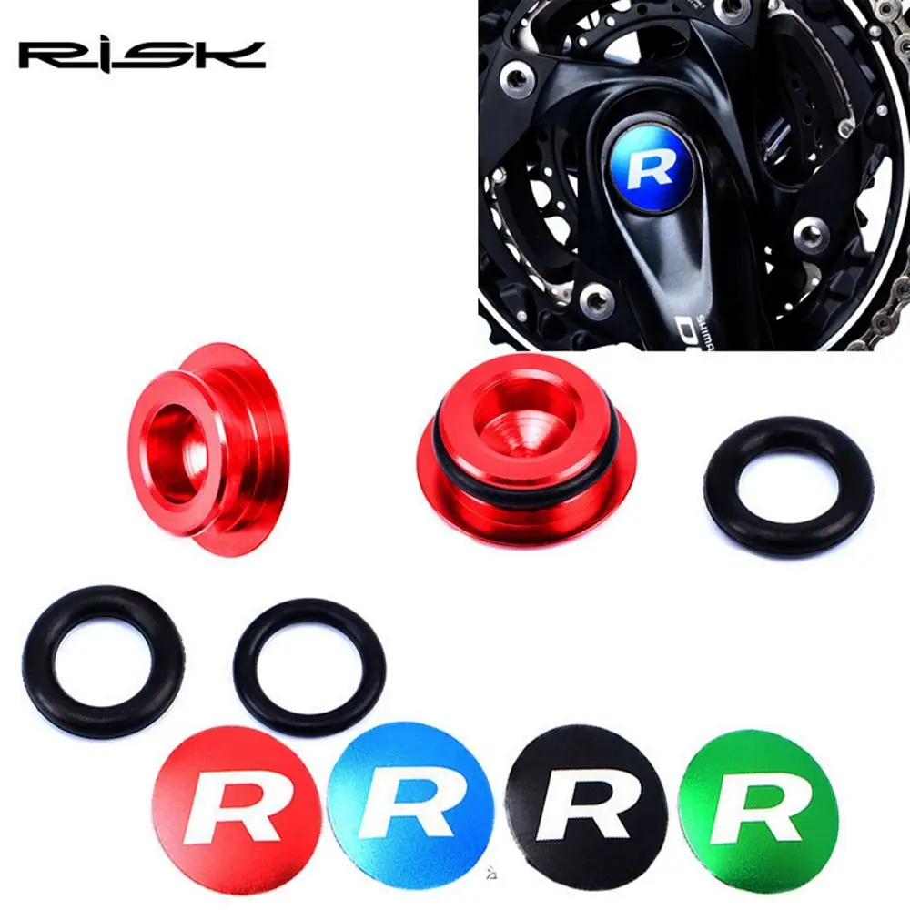 

4 Colors BB CNC Covers Screw Cover Aluminium Crank Cap Bottom Bracket Fixing Crank Arm Set Waterproof Washer